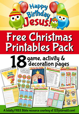 Free Happy Birthday Jesus Printable Activity & Party Pack