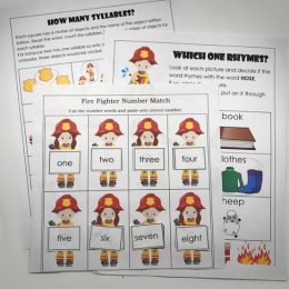 Free Fire Safety Worksheets
