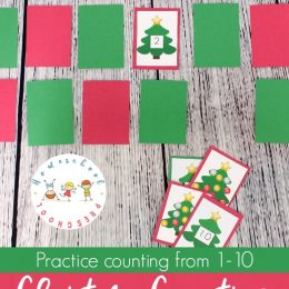 Free Christmas Number Memory Game