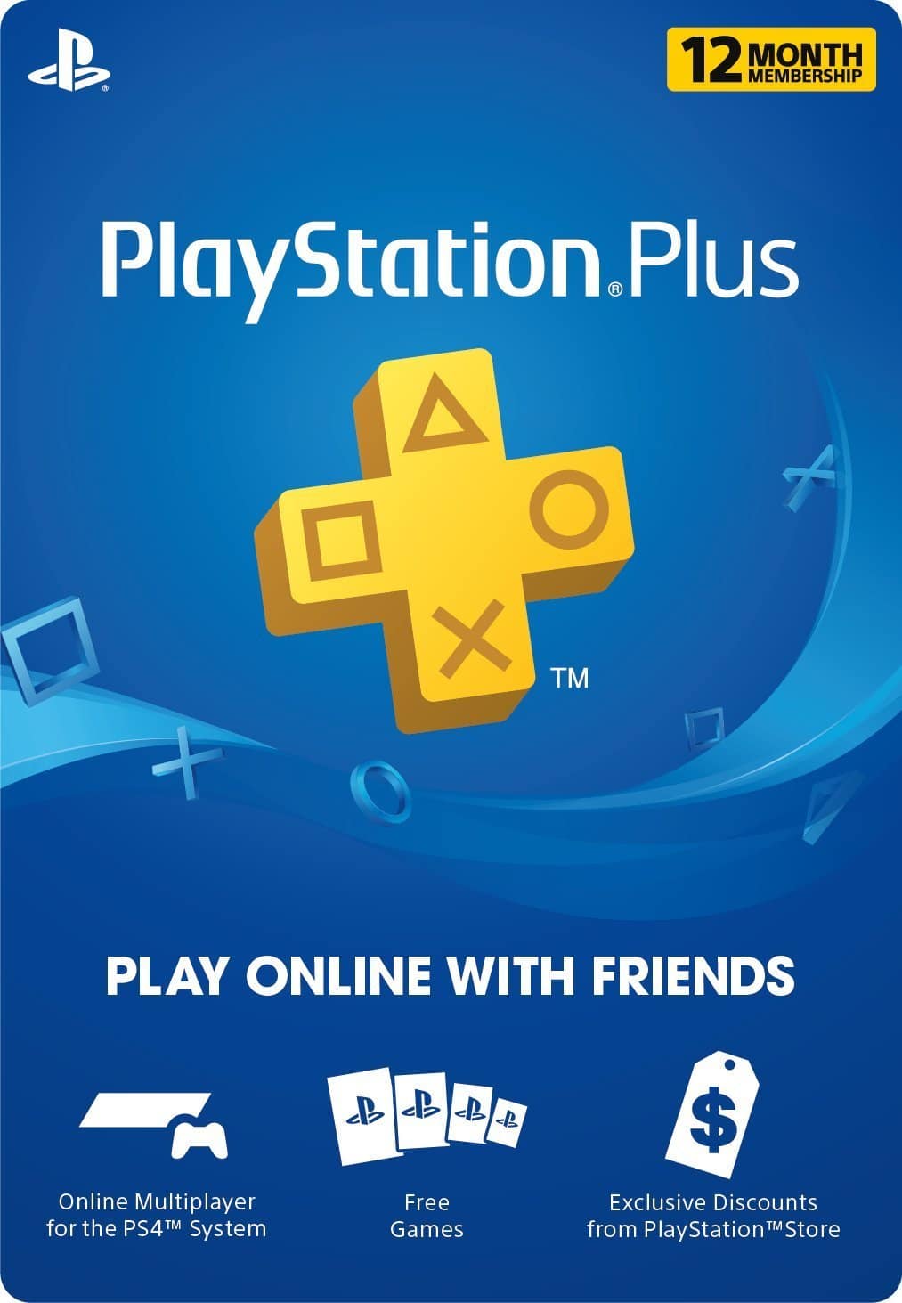 One Year Play Station Plus Membership Only $39.99! (Reg. $60!)