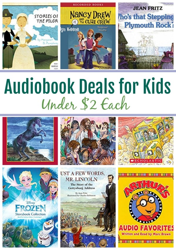 13 Audiobook for Kids Under $2: Stories of the Pilgrims, Nancy Drew, Magic School Bus & More!