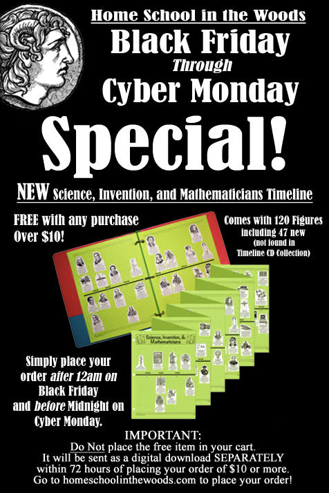 Free Science, Invention, & Mathmetician Timeline w/ Purchase Over $10