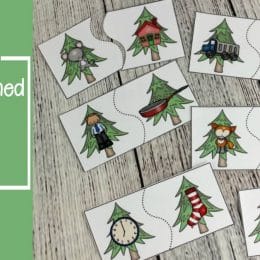 Free Forest-Themed Rhyming Words Puzzles