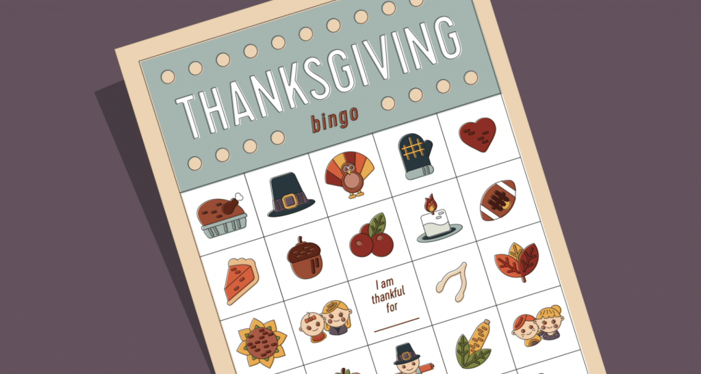 Free Thanksgiving BINGO Printables for All Ages