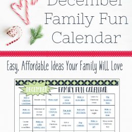 Free December Family Fun Calendar