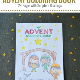 Free Advent Coloring Book