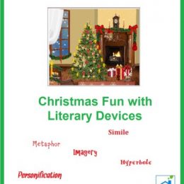 Free Christmas Fun with Literary Devices Pack