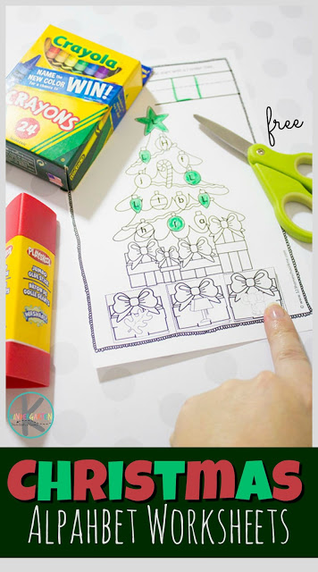 Free Christmas Alphabet Worksheets