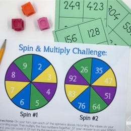 Free Spin & Multiply Math Game