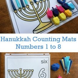 Free Hanukkah Counting Mats