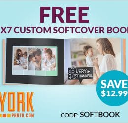 Free 5x7 Custom Softcover Photo Book - Just Pay $3.99 Shipping!