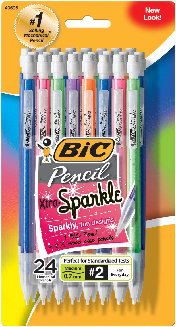 BIC Xtra-Sparkle Mechanical Pencil 24 Pack Only $3.89! (40% Off!)