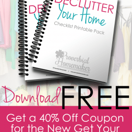 Free Declutter Your Home Checklist + Coupon