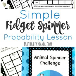 Free Fidget Spinner Math Challenge