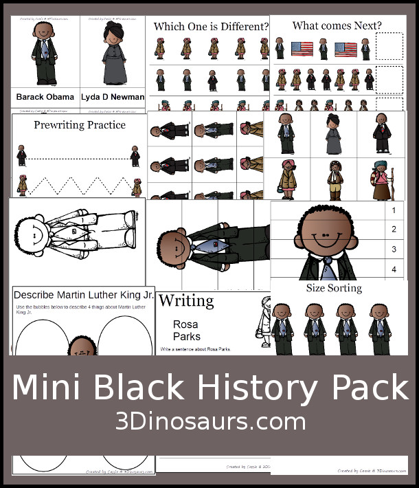 Free Black History Learning Pack 