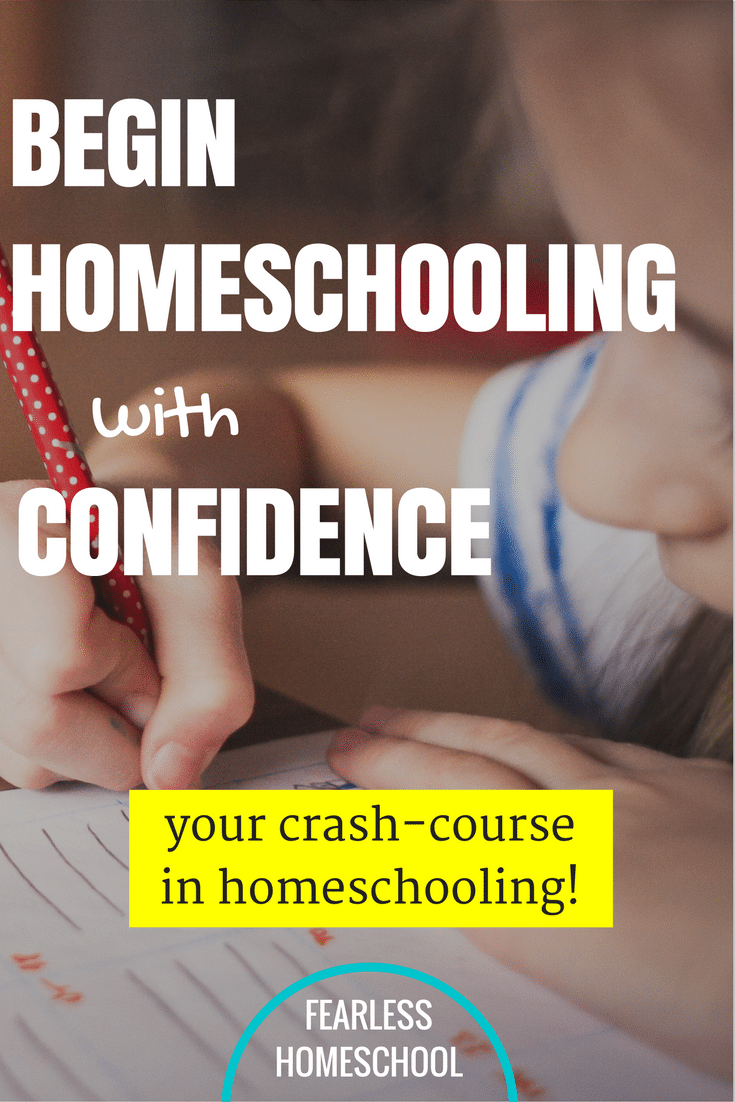 Free Begin Homeschooling with Confidence