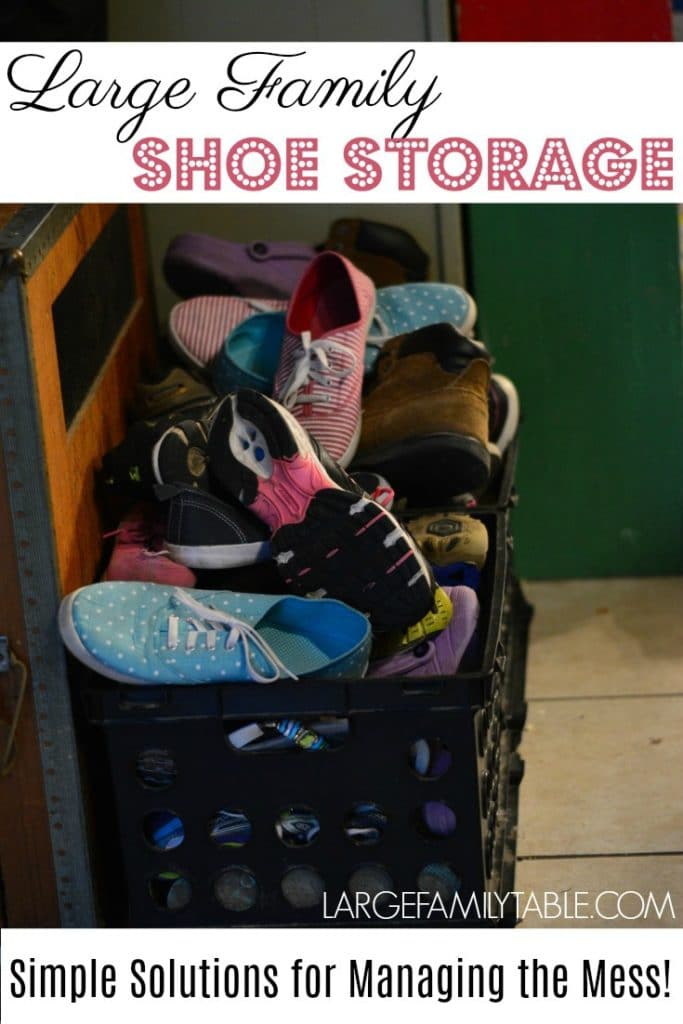 Large Family Shoe Storage Ideas