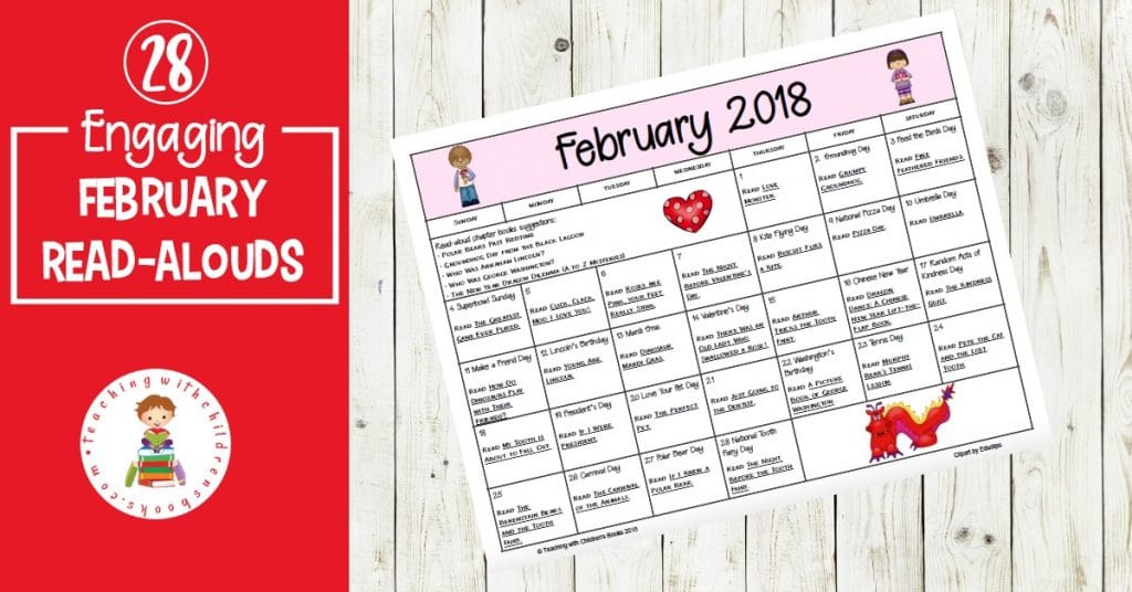 Free February Read Aloud Calendar