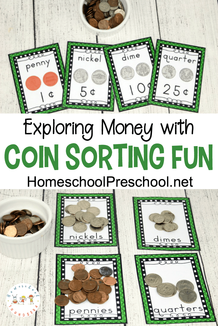 Free U.S. Coin Sorting Worksheets