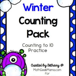 Free Winter Counting Printable Pack