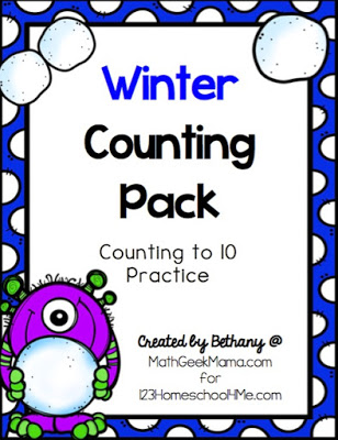 Free Winter Counting Printable Pack 