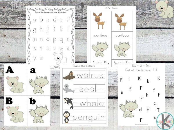 Free Arctic Animal Printable Pack (60 Pages!)