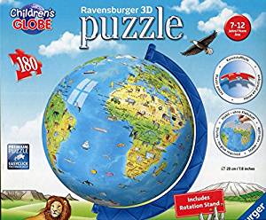 Children's World Globe 3D Puzzle