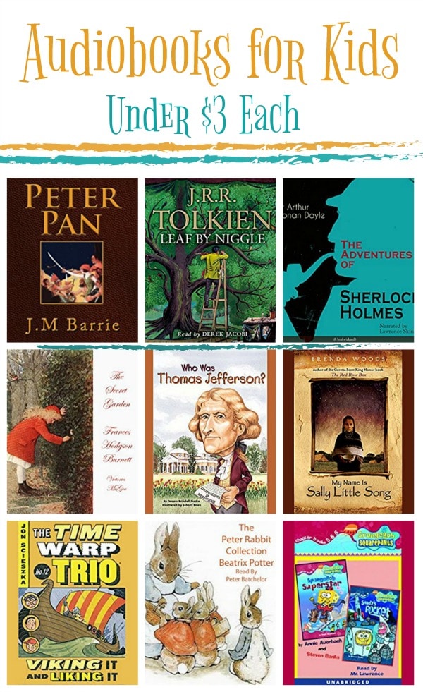 15 Audiobooks for Kids Under $3: Peter Pan, Sherlock Holmes, & More!