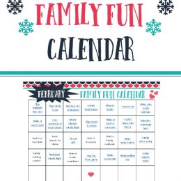 FREE February Family Fun Calendar