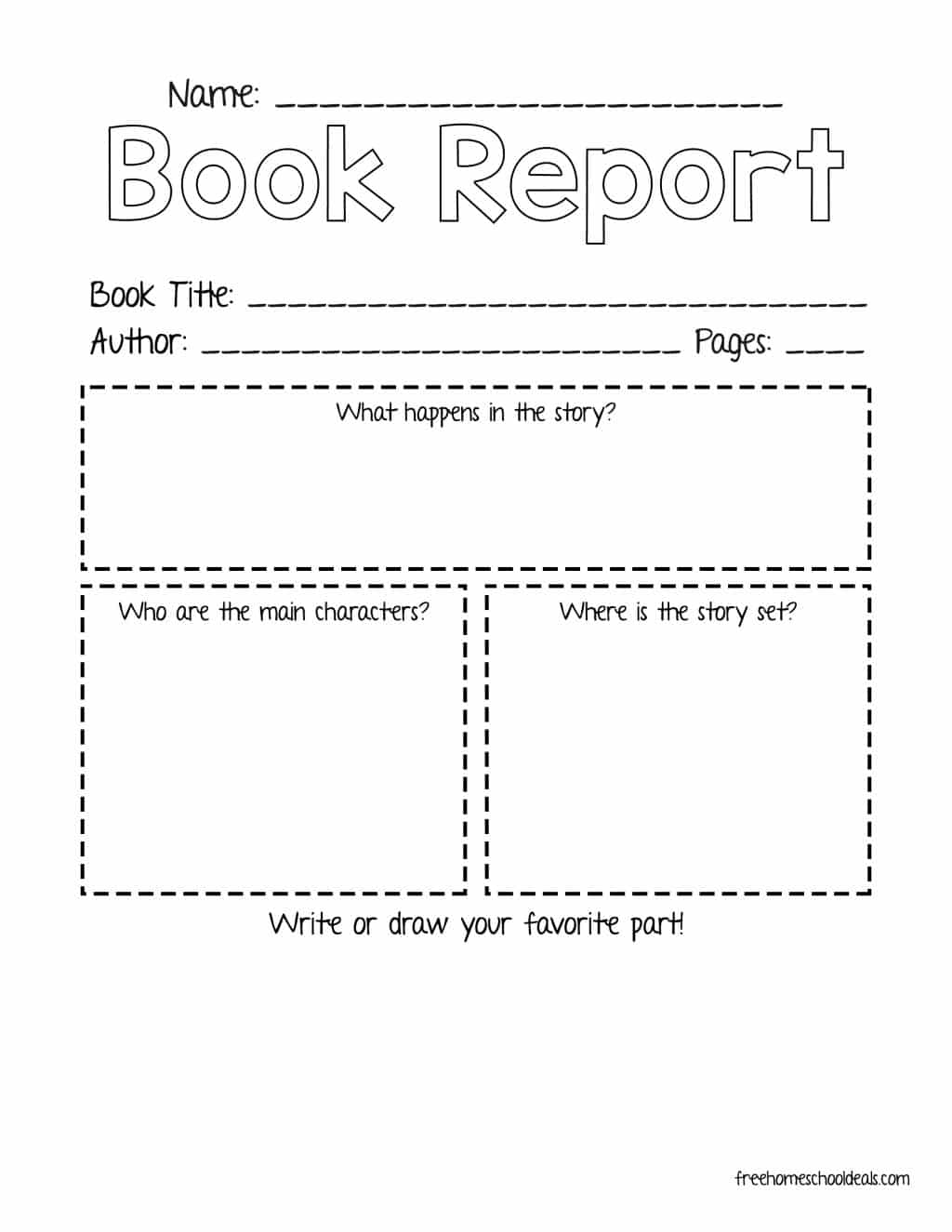 book report maker free