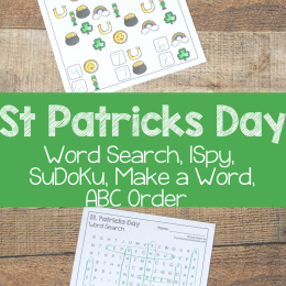 FREE ST. PATRICK’S DAY ACTIVITY PACK (Instant Download)