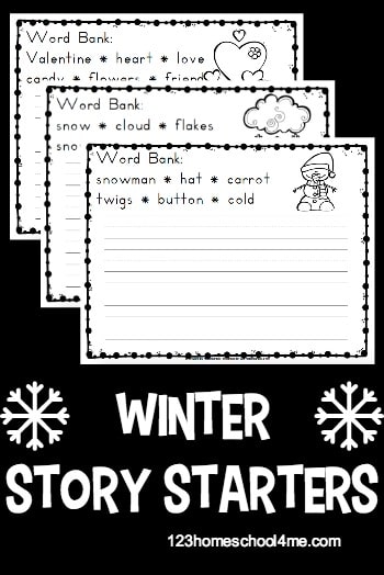 Free Winter Story Starters