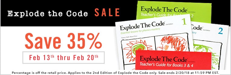 35% Off Explode the Code (2nd Edition)