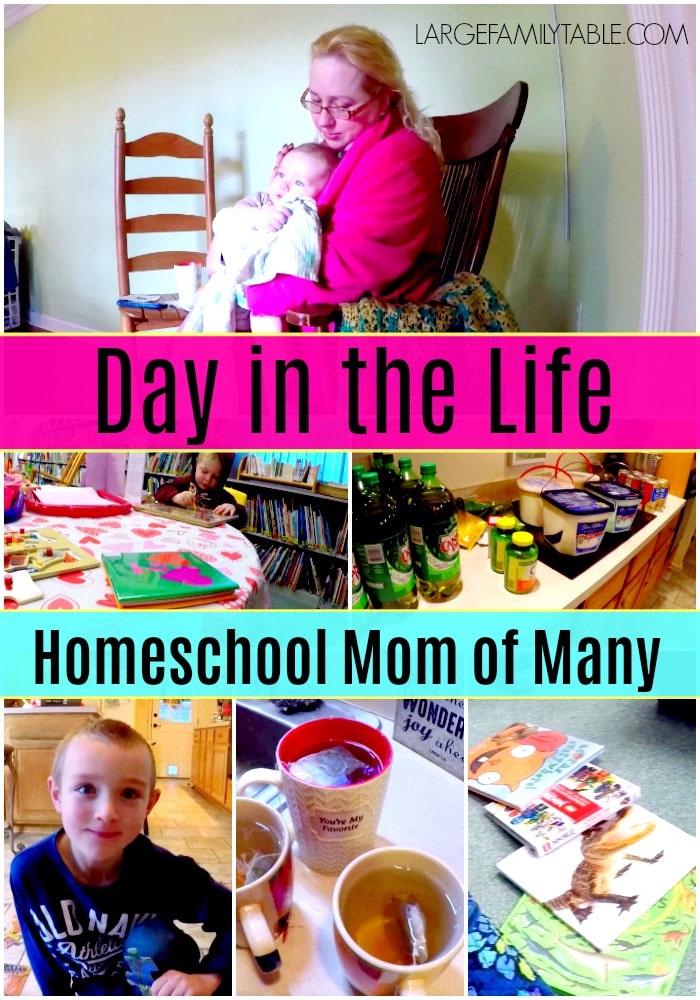 Day in the Life of a Homeschool Mom of Many