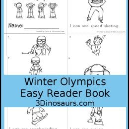 Free Winter Olympics Easy Reader Book