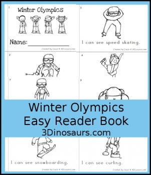 Free Winter Olympics Easy Reader Book