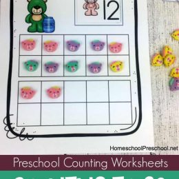 Free Preschool Bear Counting Printables