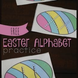 FREE EASTER ALPHABET LETTER PRACTICE (Instant Download)