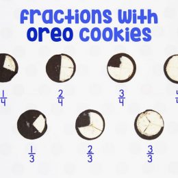Free Oreo Fraction Mats