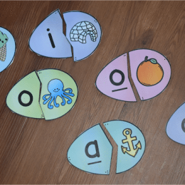 Free Phonics Easter Eggs