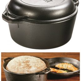 Lodge 5 Qt. Cast Iron Dutch Oven Only $32.43! (49% Off!)