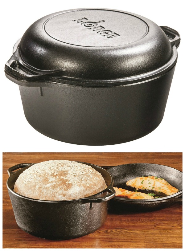 Lodge 5 Qt. Cast Iron Dutch Oven Only $32.43! (49% Off!)