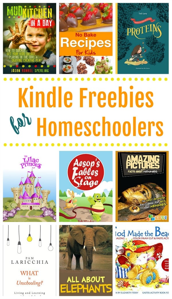 16 Free Kindle Books for Homeschool Families!