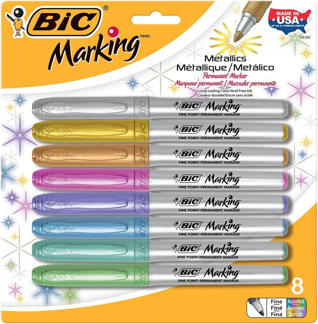 BIC Metallic Permanent Marker 8-Pack Only $6.29! (Reg. $11)