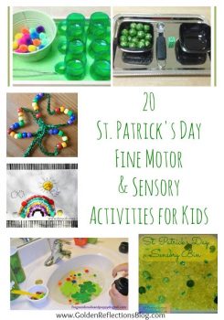 20 St. Patrick's Day Fine Motor & Sensory Activities for Kids