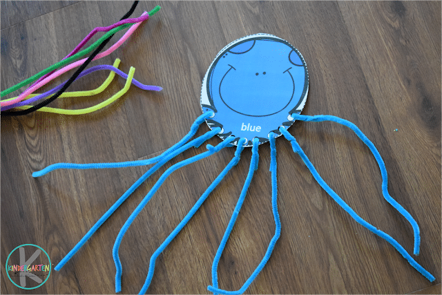 Free Octopus Color Matching Activity