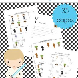 Free Star Wars Preschool Learning Pack