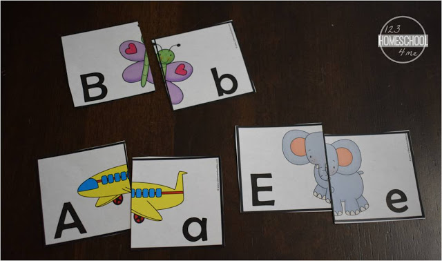 Free Alphabet Matching Puzzles