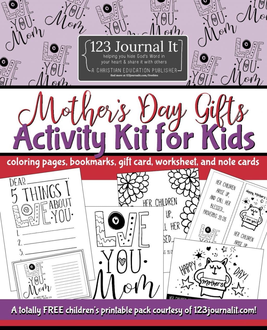 Free Mother's Day Activity Kit for Kids