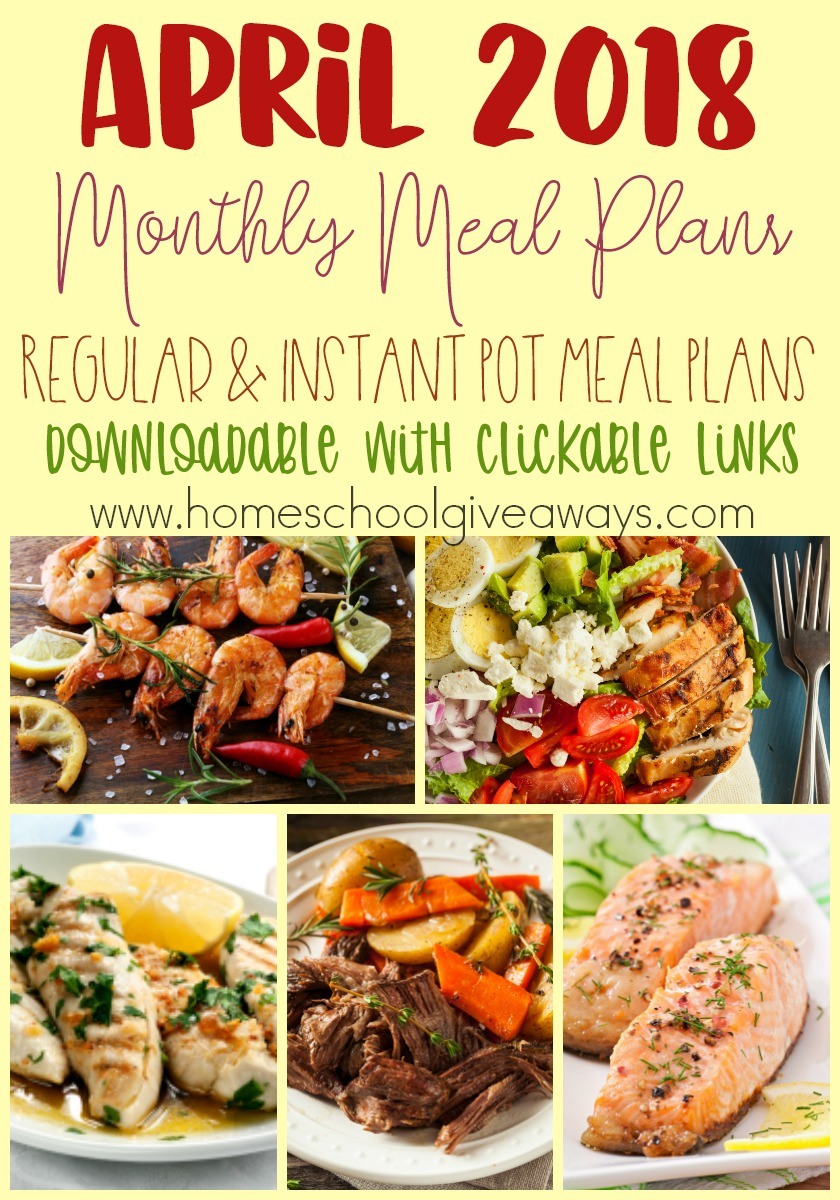 Free April Meal Plan